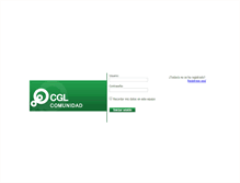 Tablet Screenshot of comunidad.cglitoral.com.ar